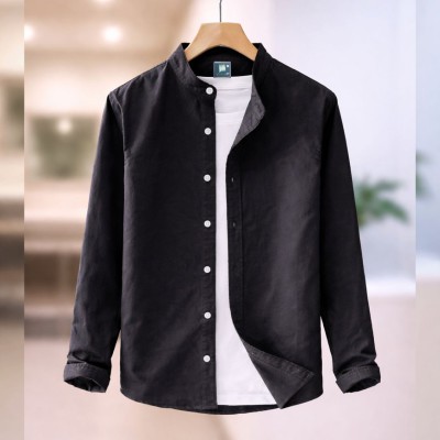 Oxford Cotton Premium Stylish Ban Colour Shirt